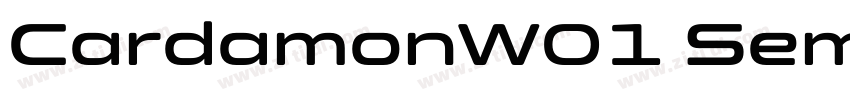 CardamonW01 Semibold字体转换